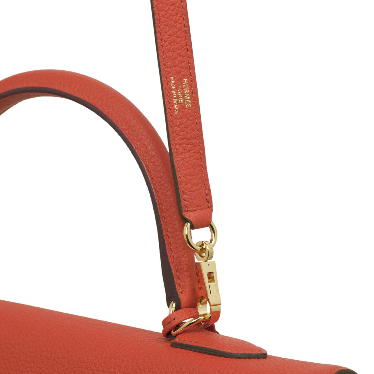 Exclusive Hermes Capucine Togo Kelly 35 — Side View