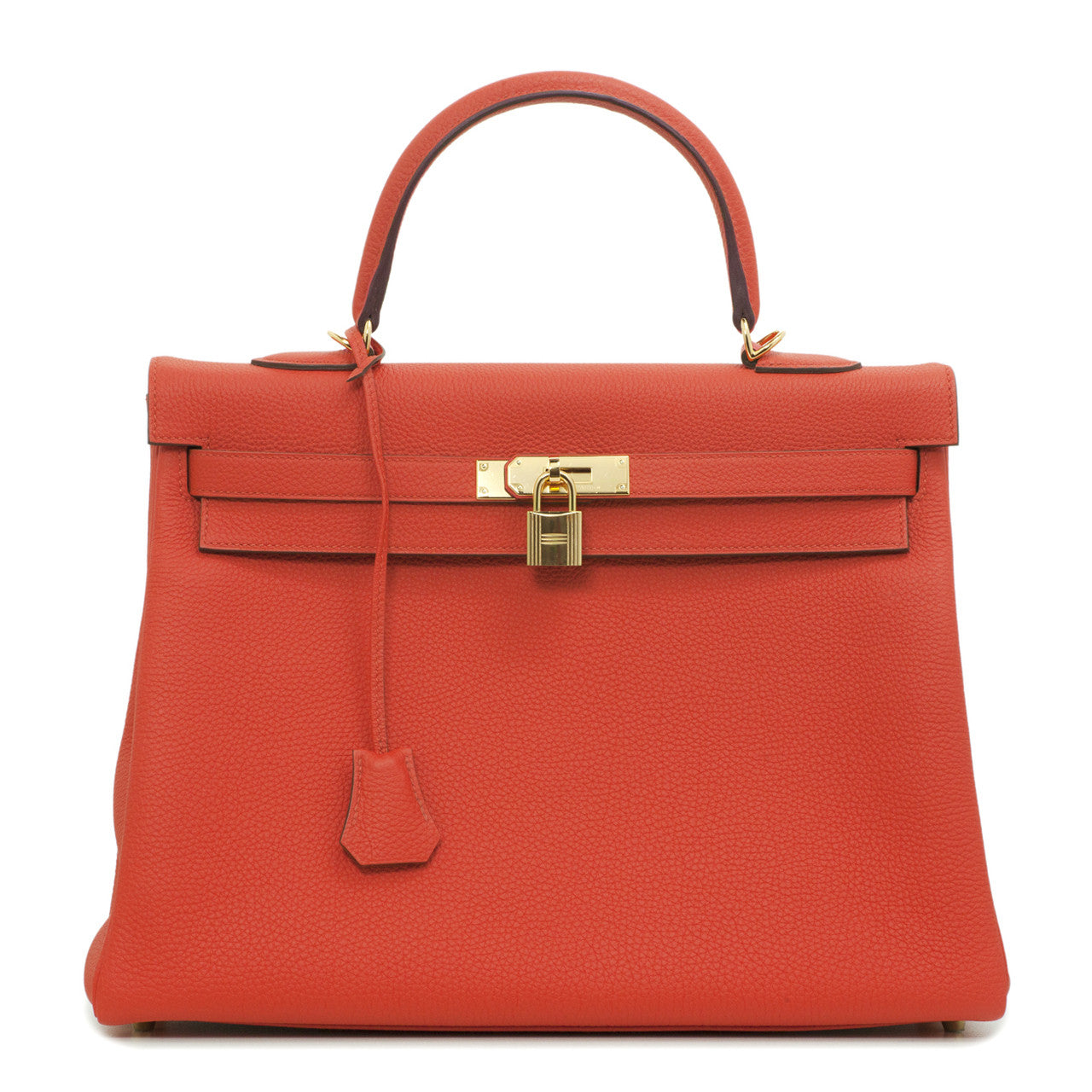 Exclusive Hermes Capucine Togo Kelly 35 — Alternate View 8