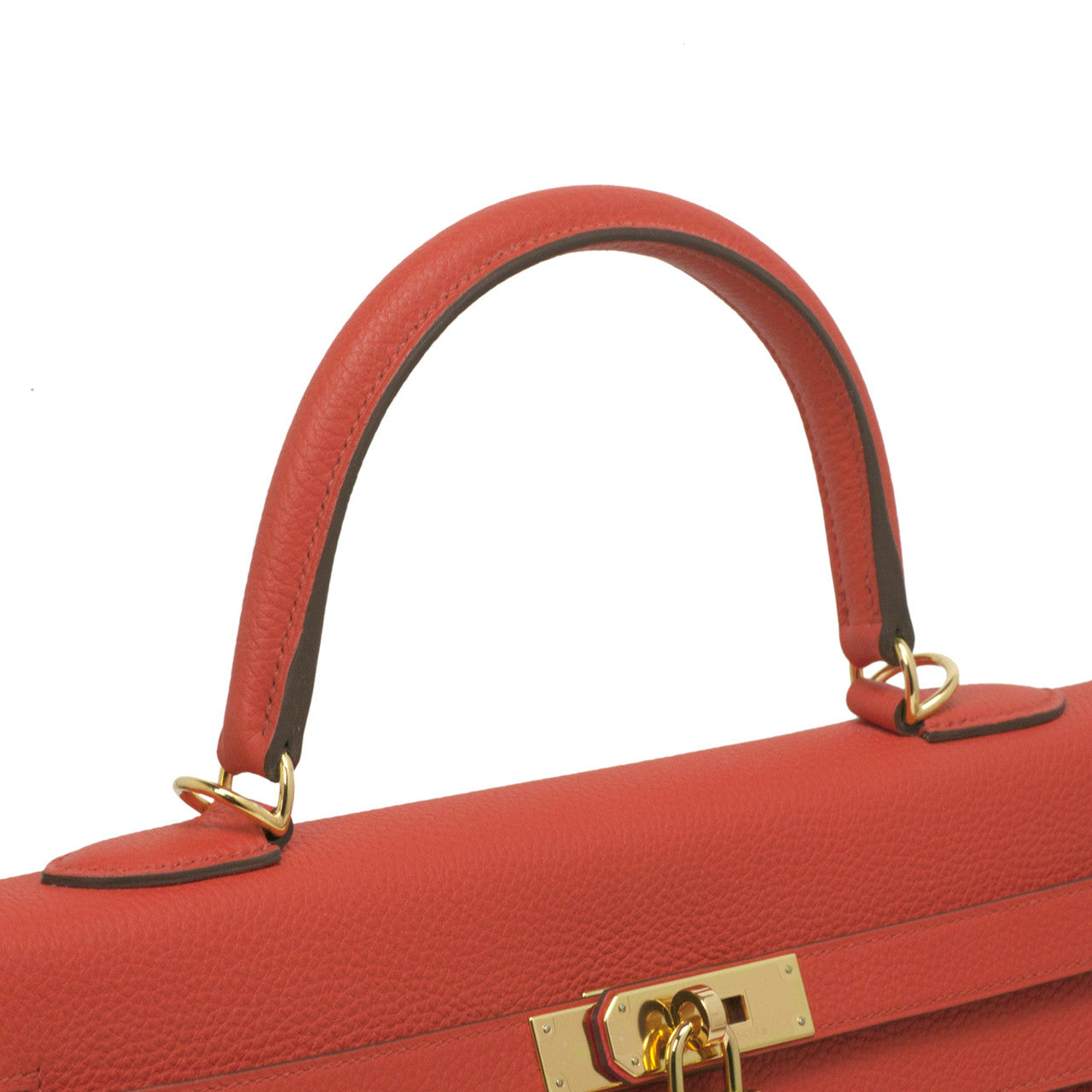 Exclusive Hermes Capucine Togo Kelly 35 — Top View