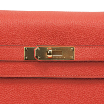 Exclusive Hermes Capucine Togo Kelly 35 — Alternate View 14