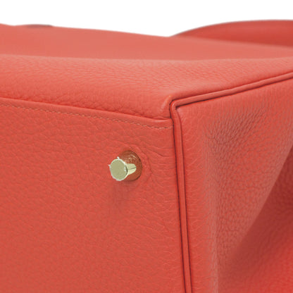 Exclusive Hermes Capucine Togo Kelly 35 — Alternate View 9
