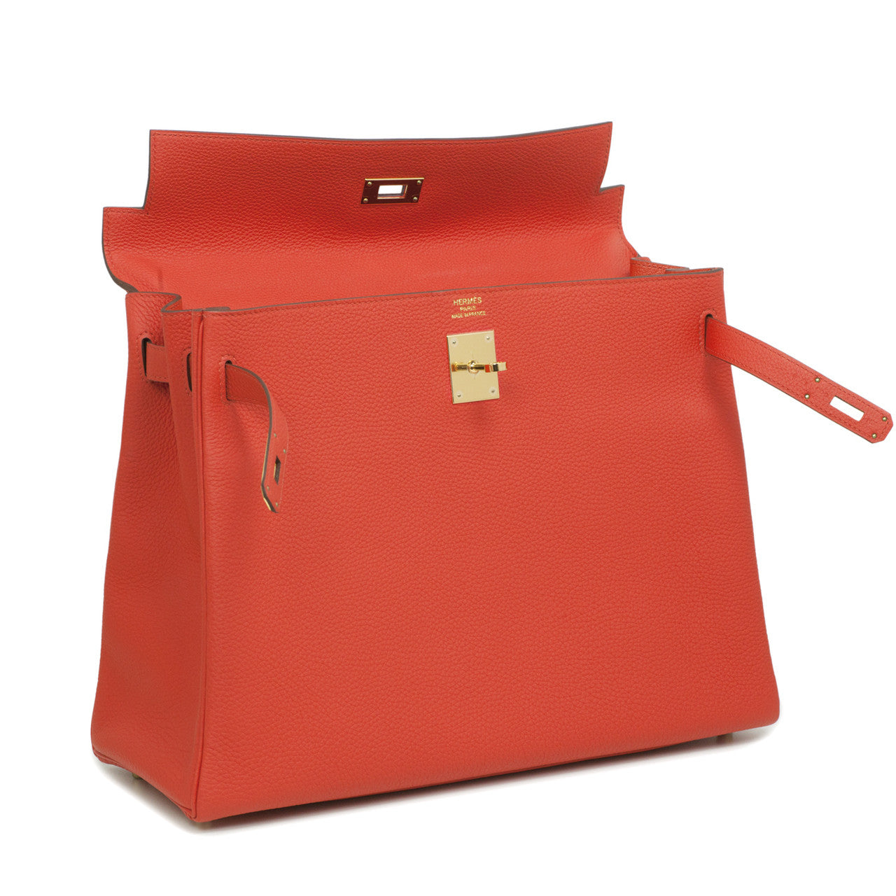 Exclusive Hermes Capucine Togo Kelly 35 — Alternate View 7