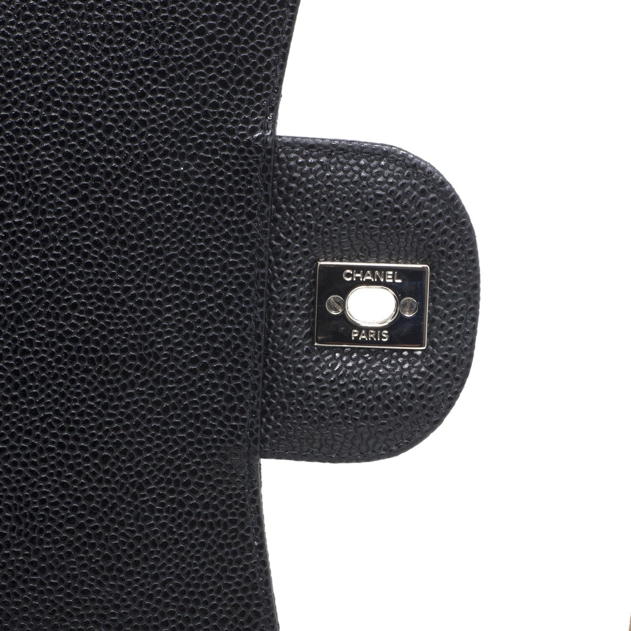 Exclusive Chanel Black  Caviar Maxi Classic Double Flap — Alternate View 8