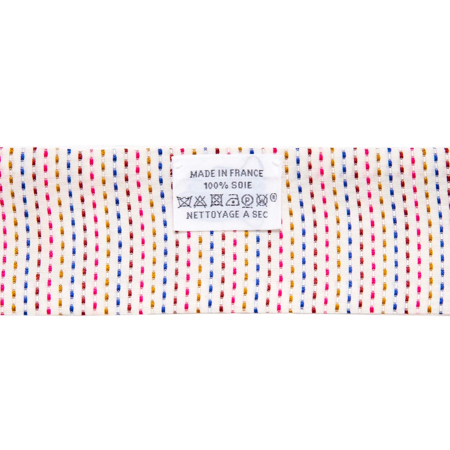 Exclusive Hermes Silk Chevaloscope Twilly — Back View
