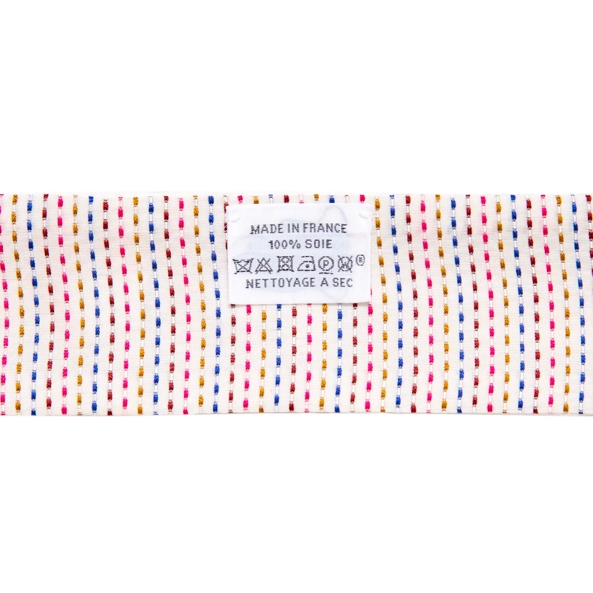 Exclusive Hermes Silk Chevaloscope Twilly — Back View