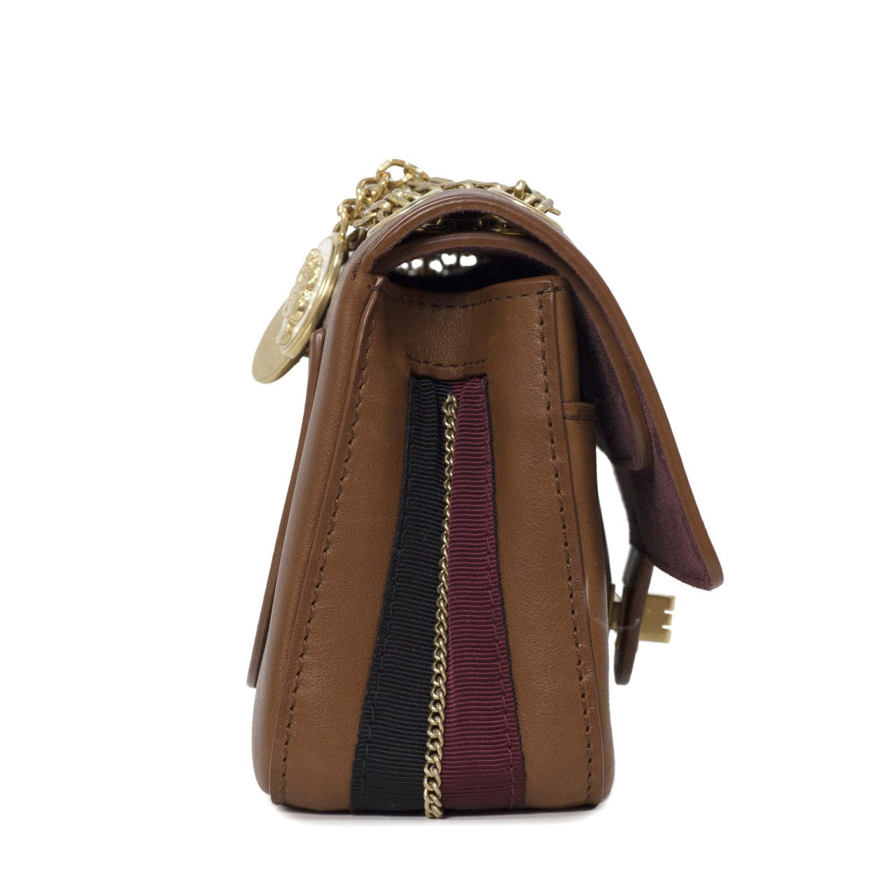 Exclusive Chanel Brown Smooth Leather 2.55 Nude Bag — Lifestyle View