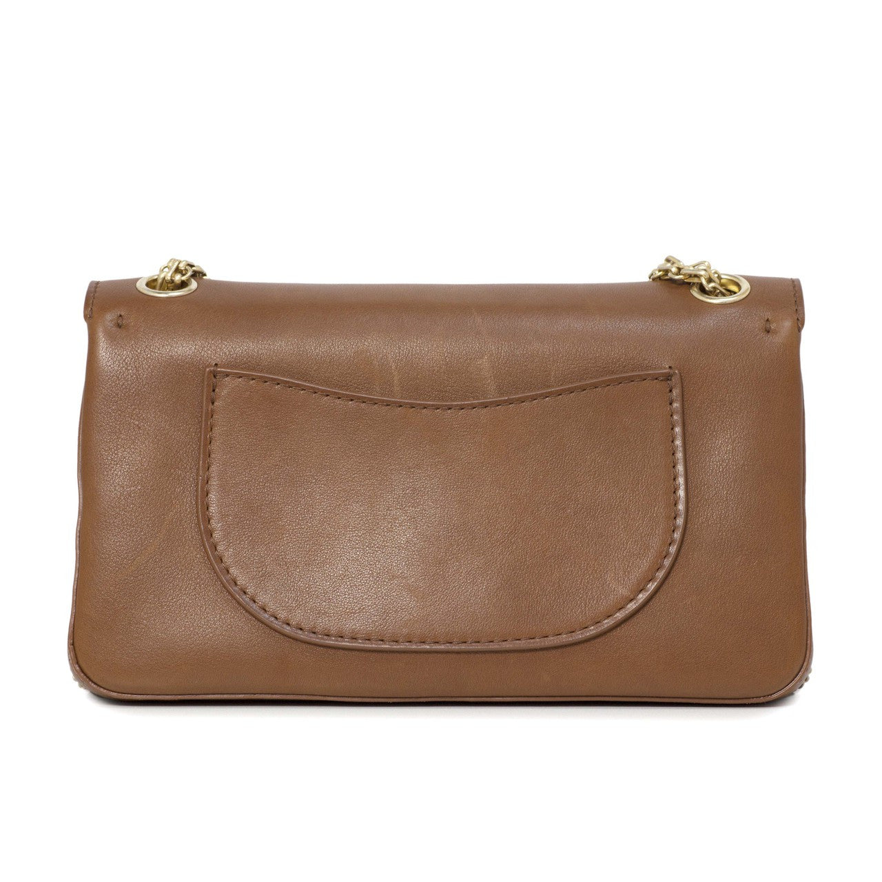 Exclusive Chanel Brown Smooth Leather 2.55 Nude Bag — Alternate View 10