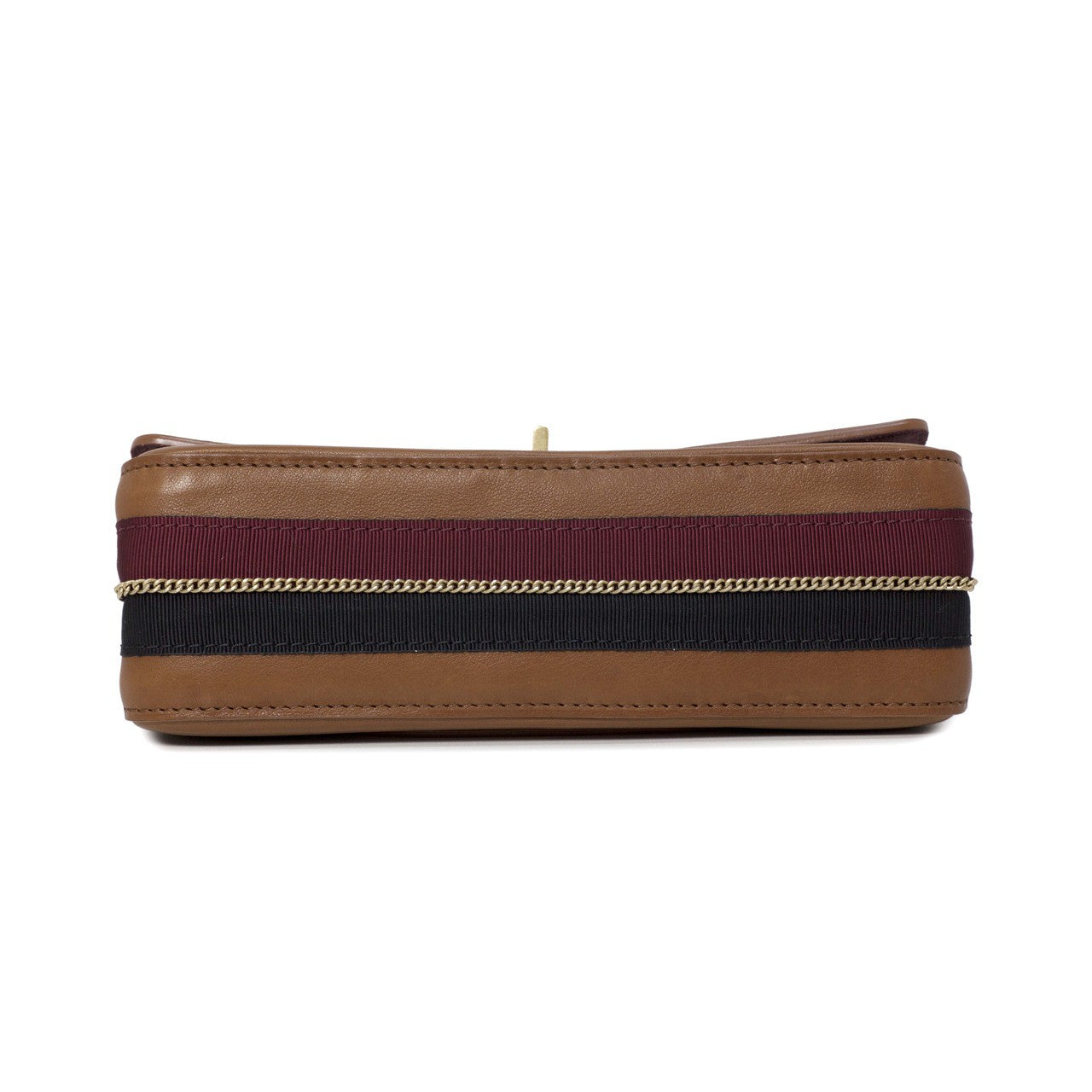 Exclusive Chanel Brown Smooth Leather 2.55 Nude Bag — Alternate View 8