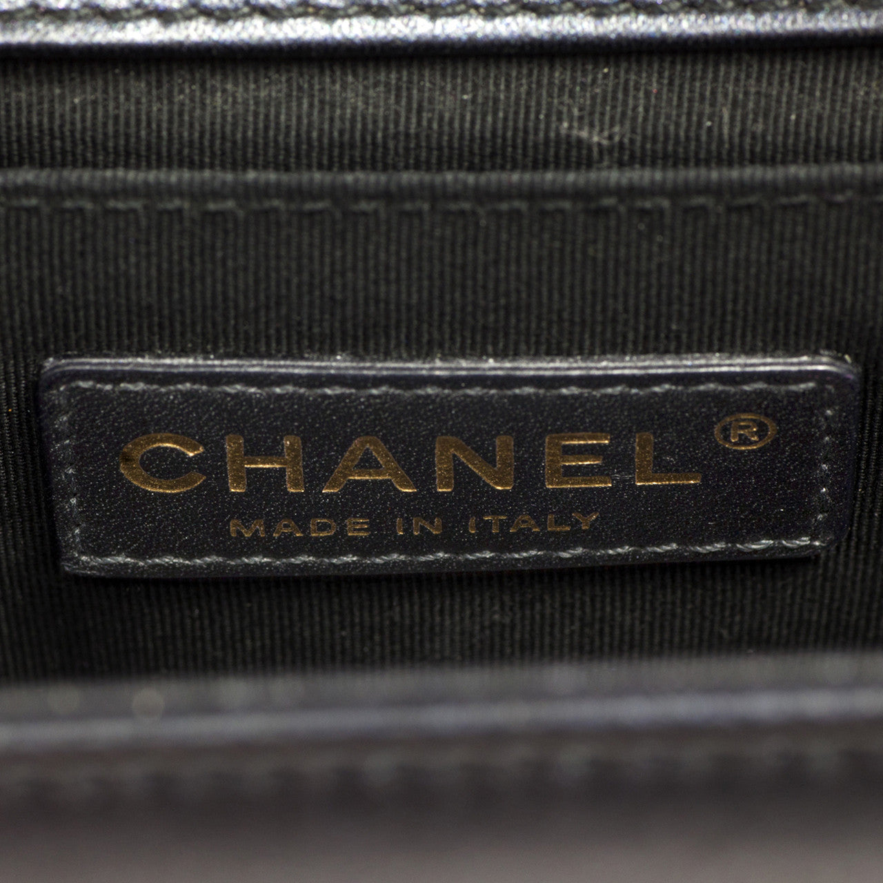 Exclusive Chanel Black Quilted Lambskin Small Boy Bag — Alternate View 9