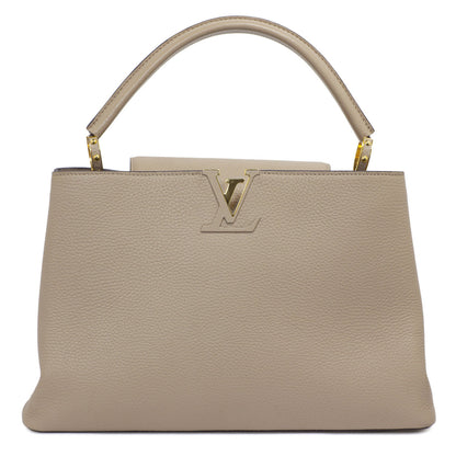 Exclusive Louis Vuitton Taurillon Leather Capucines MM — Front View