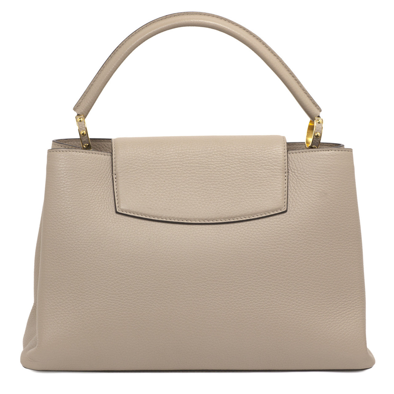 Exclusive Louis Vuitton Taurillon Leather Capucines MM — Back View