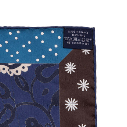 Exclusive Hermes Silk Le Premier Chant Scarf 90 — Top View