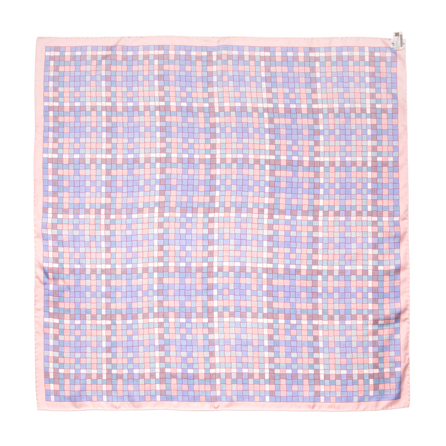 Exclusive Hermes Silk Bolduc au Carre Scarf 90 — Back View