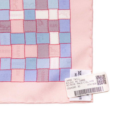 Exclusive Hermes Silk Bolduc au Carre Scarf 90 — Top View