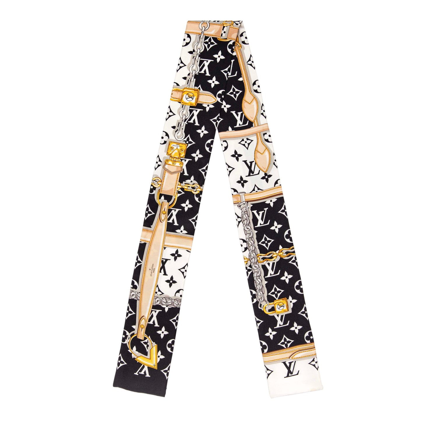 Exclusive Louis Vuitton Silk Monogram Confidential Bandeau — Side View