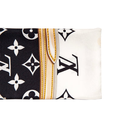 Exclusive Louis Vuitton Silk Monogram Confidential Bandeau — Top View