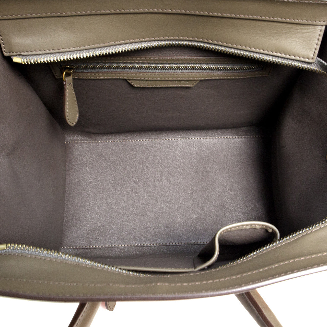 Exclusive Celine Tri Color Calf Hair & Leather Mini Luggage Tote — Alternate View 10