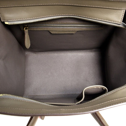 Exclusive Celine Tri Color Calf Hair & Leather Mini Luggage Tote — Alternate View 10