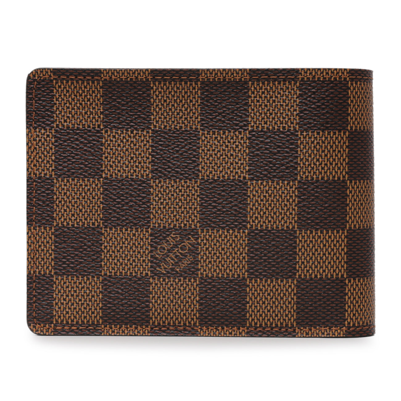 Exclusive Louis Vuitton Damier Ebene Multiple Wallet — Side View