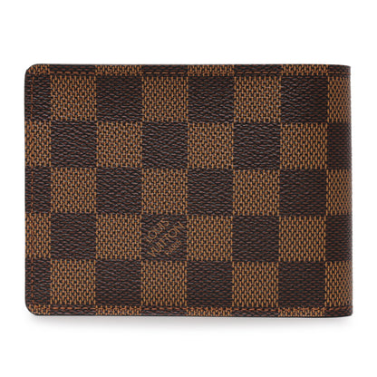 Exclusive Louis Vuitton Damier Ebene Multiple Wallet — Side View