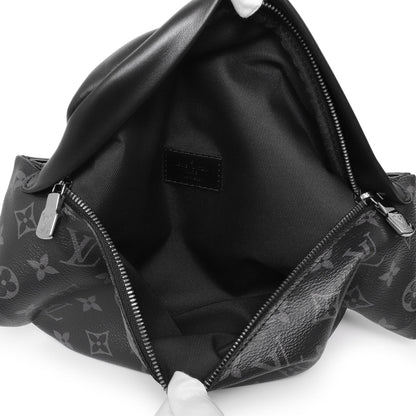 Exclusive Louis Vuitton Monogram Eclipse Discovery Bumbag — Top View
