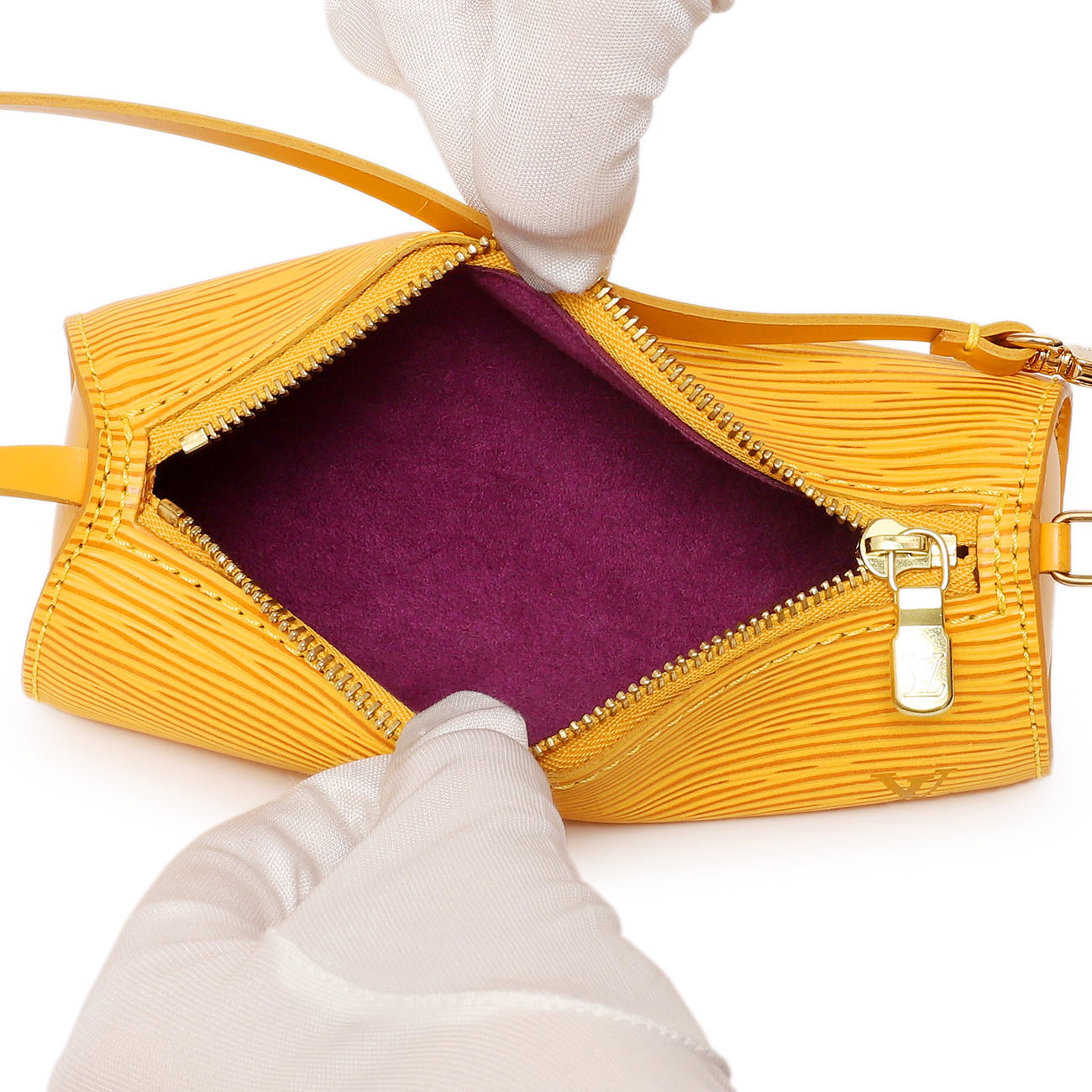 Exclusive Louis Vuitton Yellow Epi Soufflot — Alternate View 8