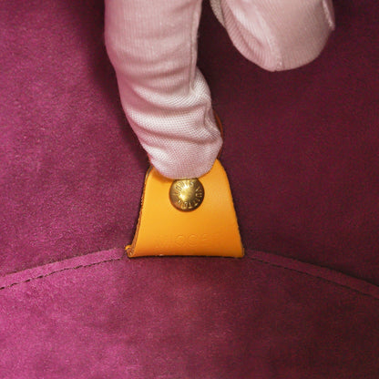 Exclusive Louis Vuitton Yellow Epi Soufflot — Detail View