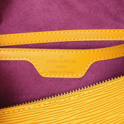 Exclusive Louis Vuitton Yellow Epi Soufflot — Lifestyle View