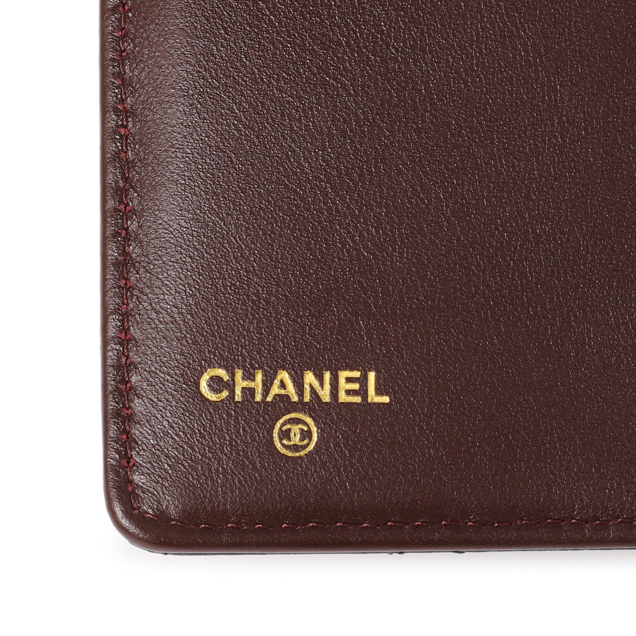Exclusive Chanel Black Quilted Caviar Yen Wallet — Detail View