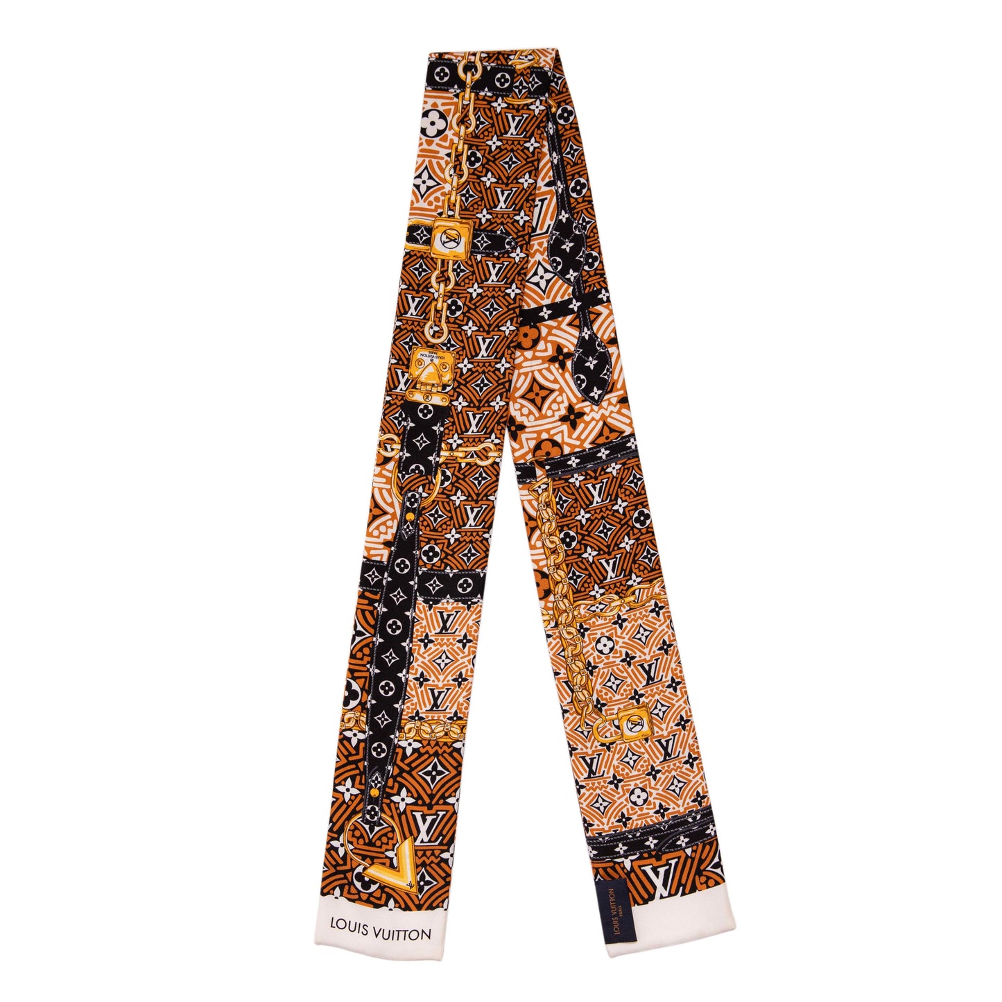 Exclusive Louis Vuitton Silk Bandeau — Front View