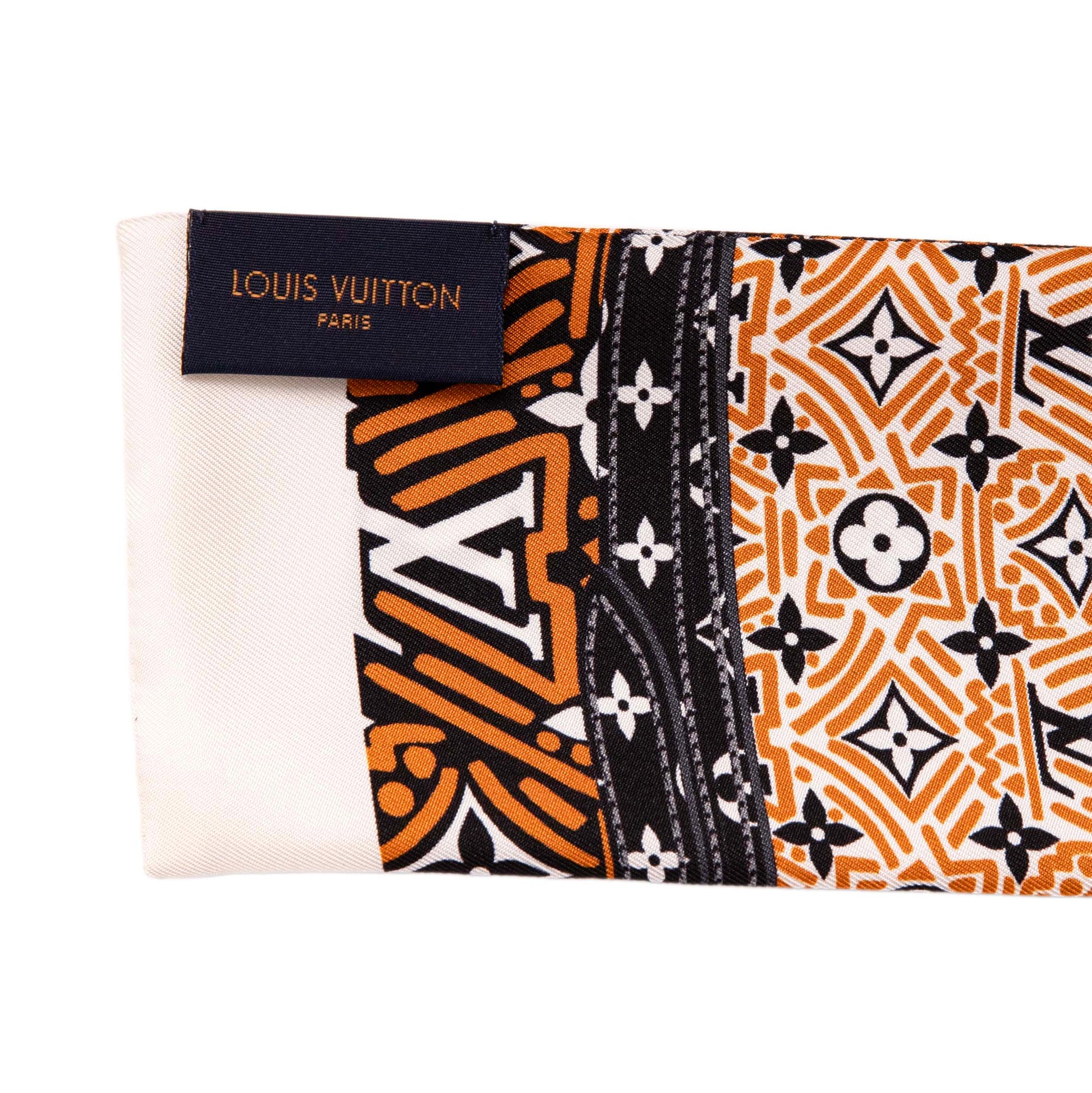 Exclusive Louis Vuitton Silk Bandeau — Back View