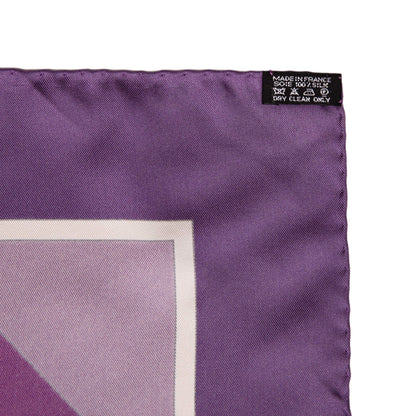 Exclusive Hermes Silk Mecanique du Temps Scarf 90 — Top View