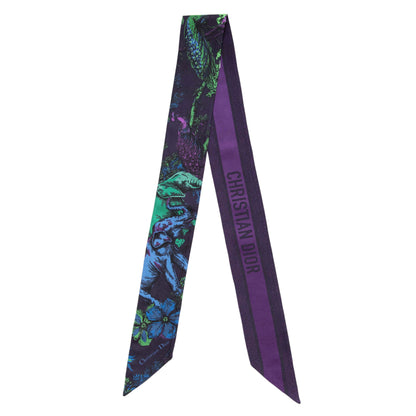 Exclusive Christian Dior Silk Toile De Jouy Voyage Mitzah Scarf — Front View