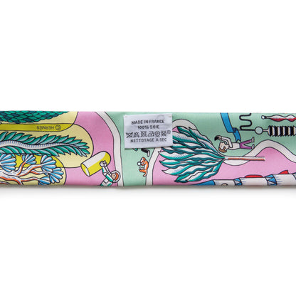 Exclusive Hermes Silk Exposition Universelle Twilly — Back View