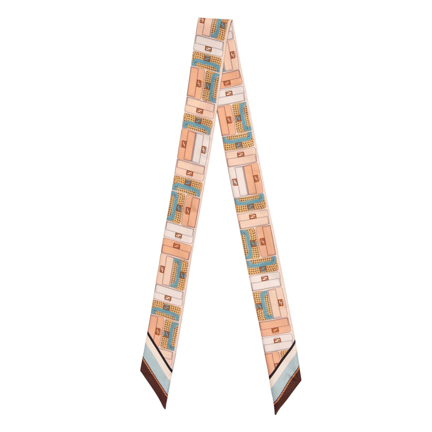 Exclusive Fendi Silk Wrappy Bandeau — Side View