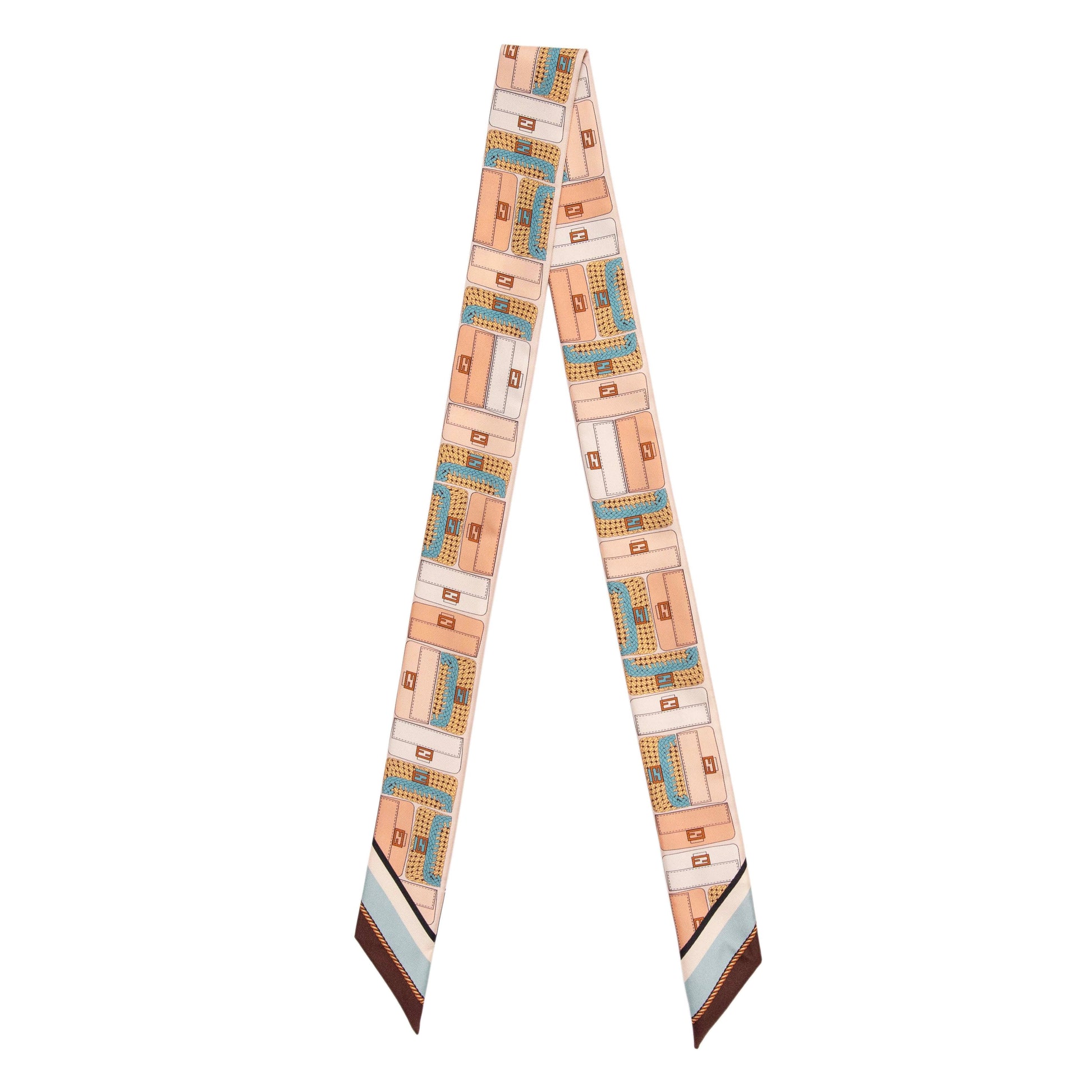Exclusive Fendi Silk Wrappy Bandeau — Side View