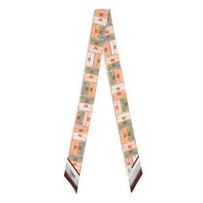 Exclusive Fendi Silk Wrappy Bandeau — Front View