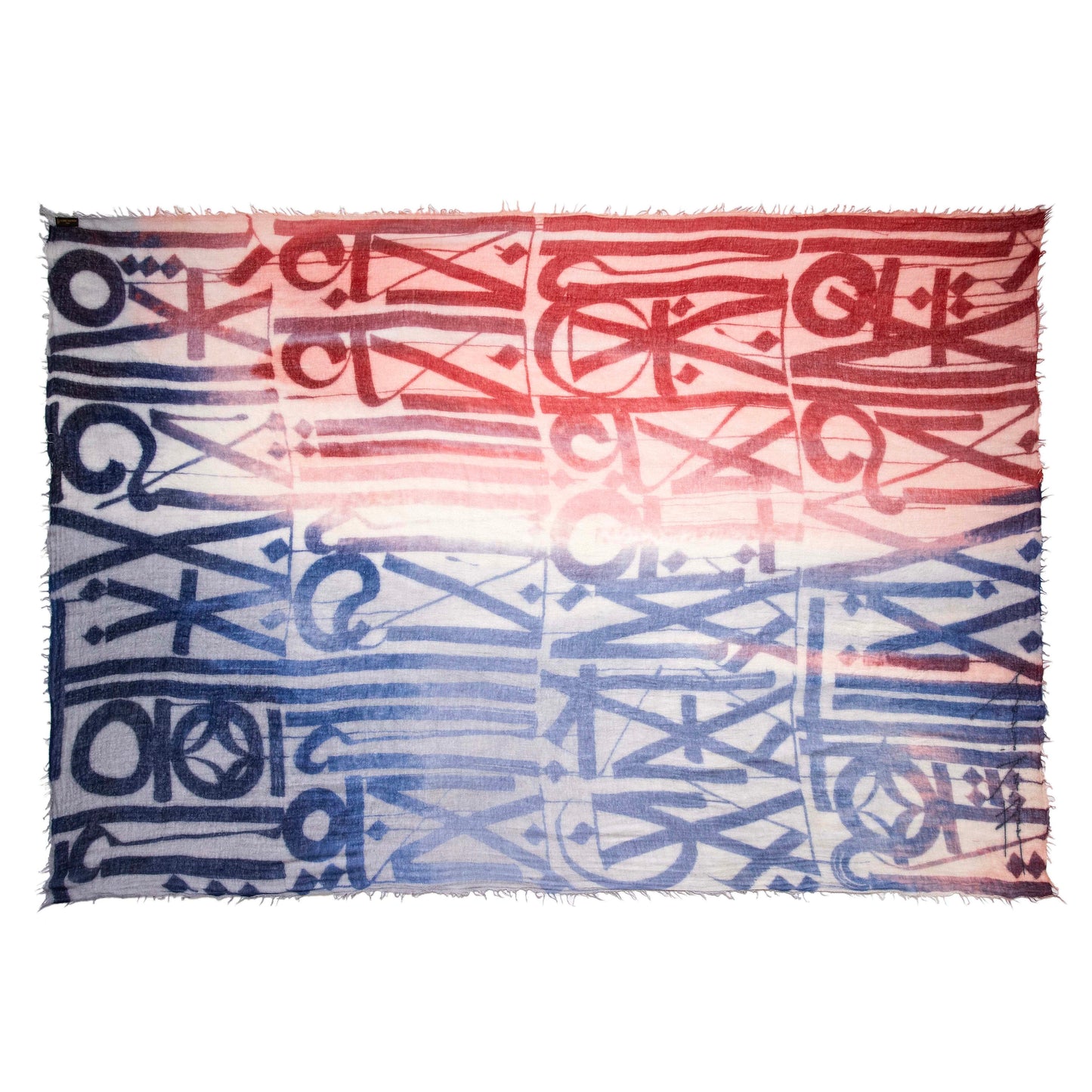 Exclusive Louis Vuitton Retna Cashmere Silk Scarf — Side View