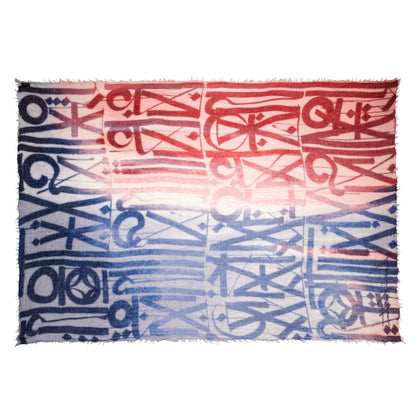 Exclusive Louis Vuitton Retna Cashmere Silk Scarf — Side View