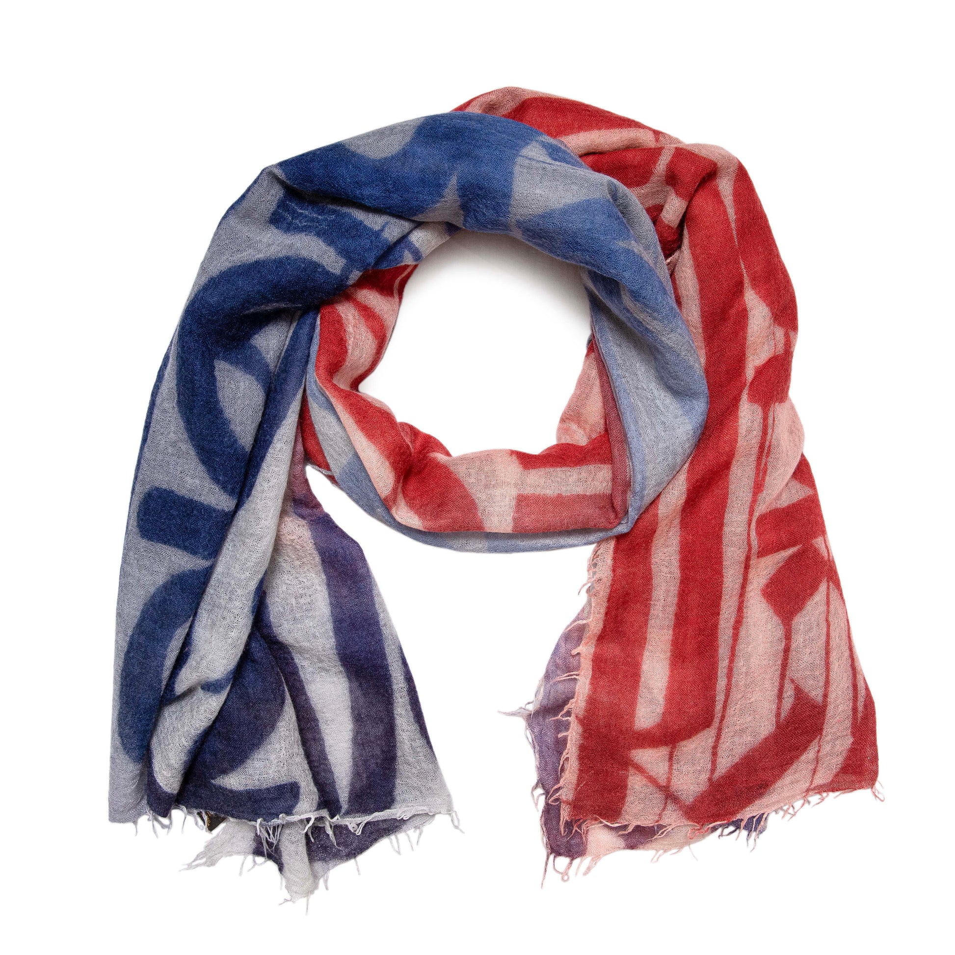 Exclusive Louis Vuitton Retna Cashmere Silk Scarf — Front View