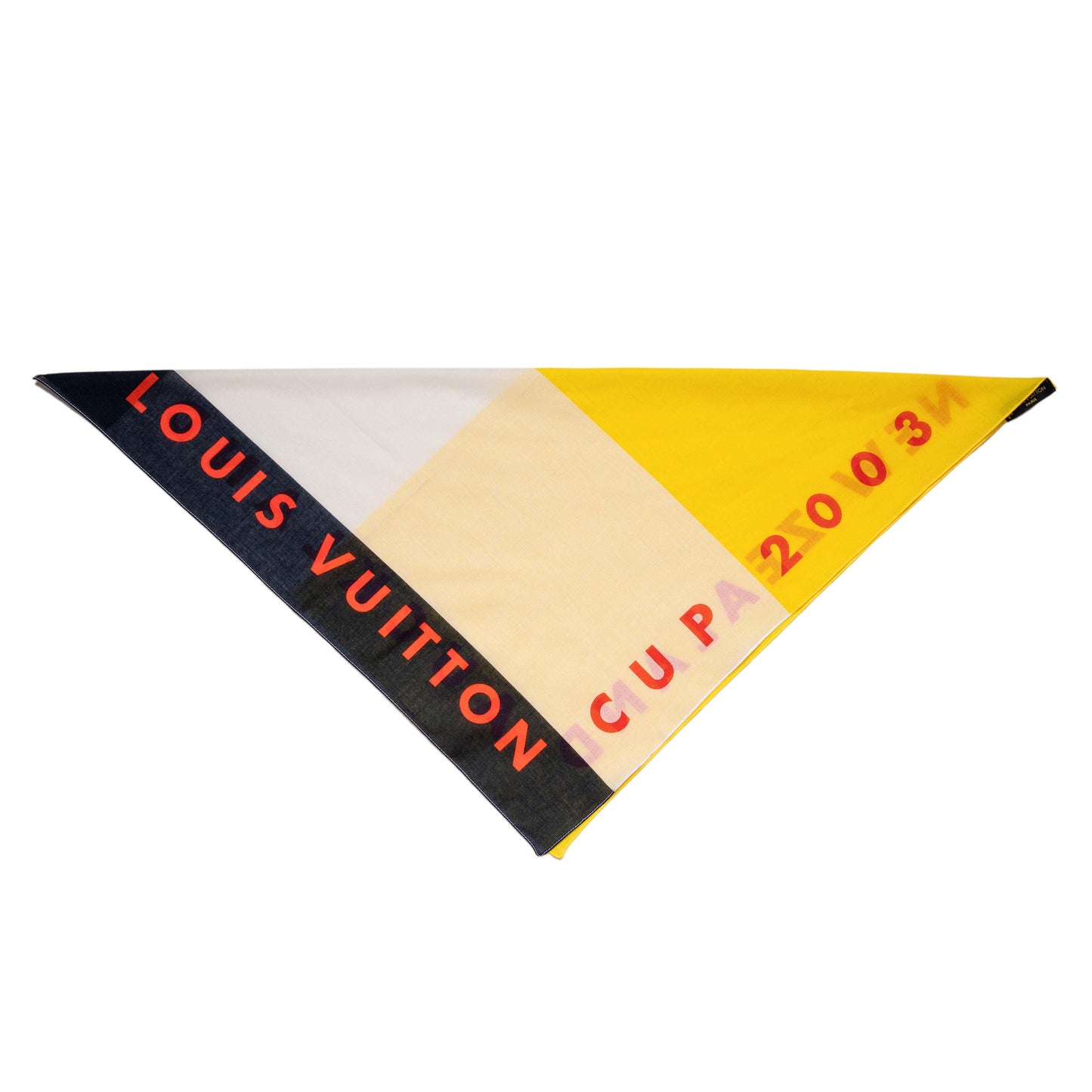 Exclusive Louis Vuitton Cotton New Zealand Cup Bandana — Front View