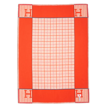 Exclusive Hermes Wool Cashmere Avalon Cabriole Blanket — Side View