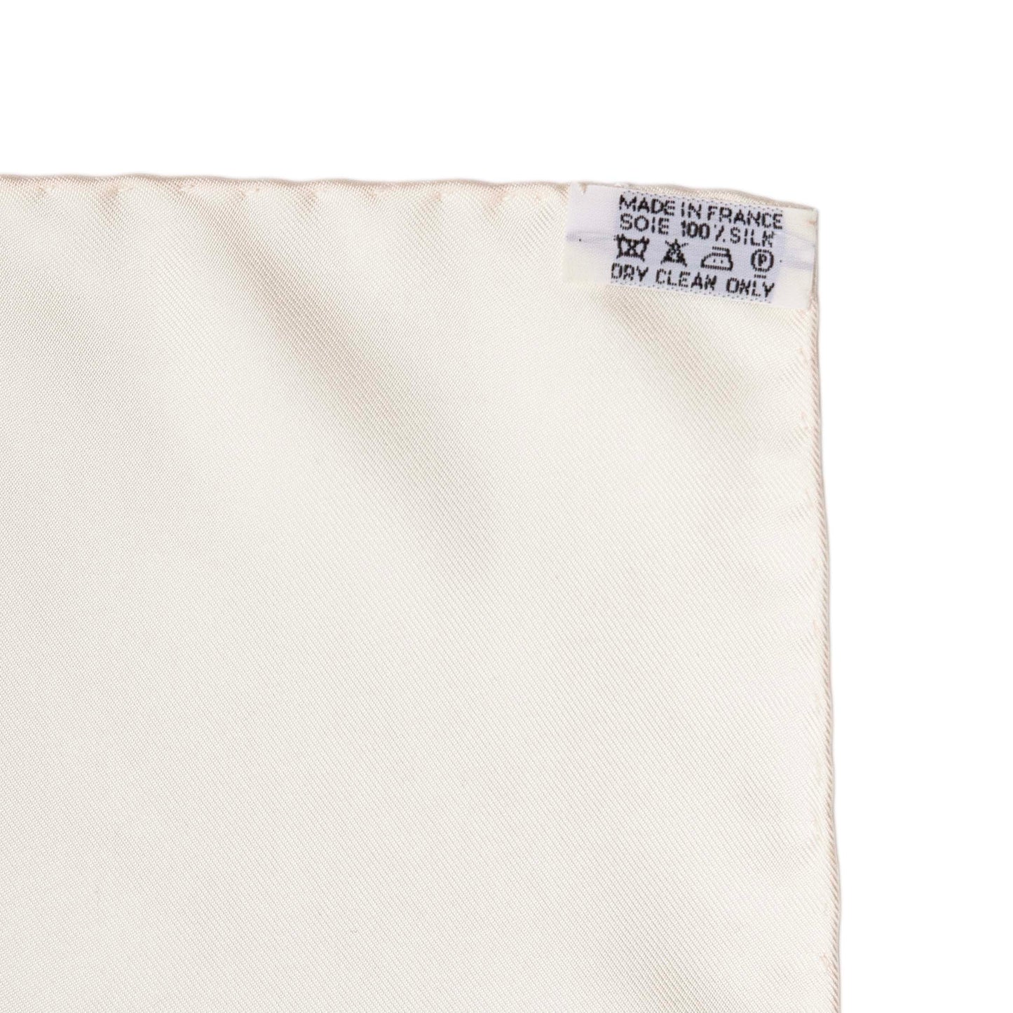 Exclusive Hermes Silk Grande Roue Scarf 90 — Top View