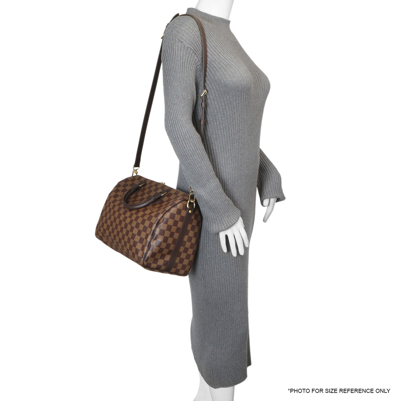 Exclusive Louis Vuitton Damier Ebene Speedy Bandouliere 30 — Alternate View 13