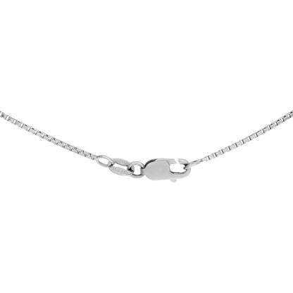 Exclusive 5.08ct Natural Earth Mined Diamond Eternity Circle Necklace, 14k White Gold — Back View