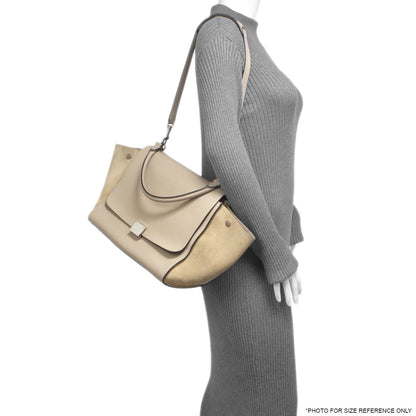 Exclusive Celine Dune Drummed Calfskin & Suede Medium Trapeze — Alternate View 13