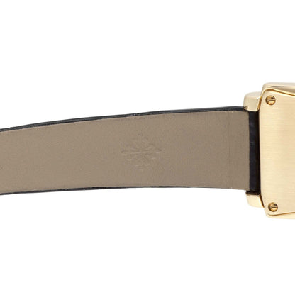 Exclusive Patek Philippe 18K Yellow Gold & Diamond Gondolo Quartz Watch 4825J — Back View