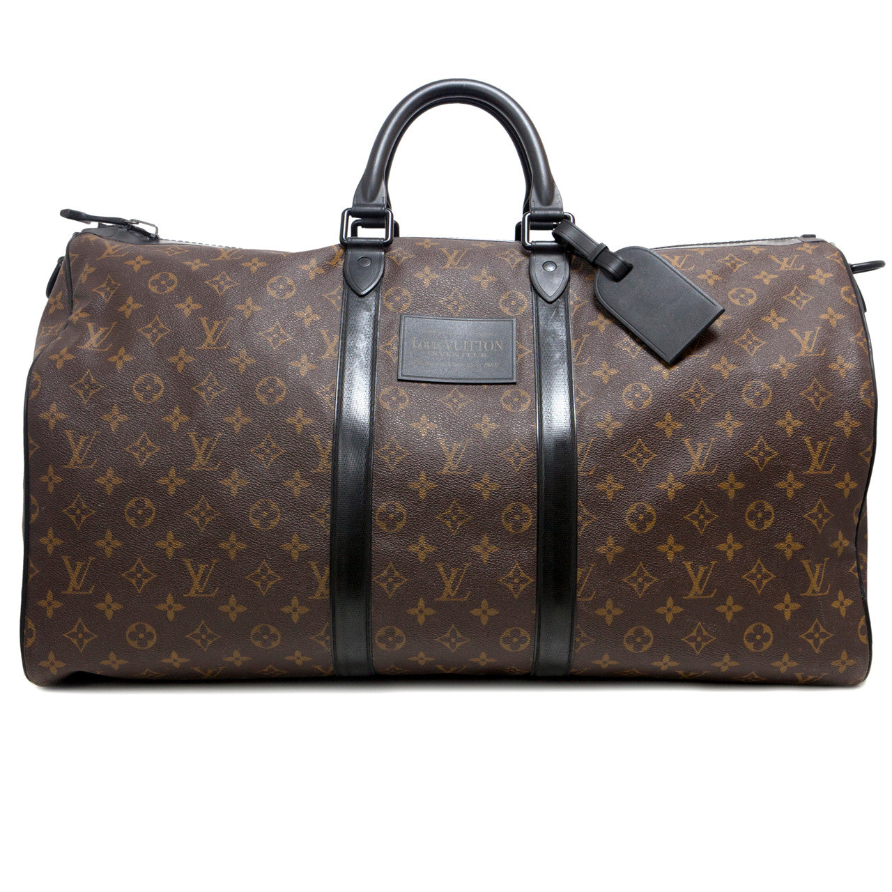 Exclusive Louis Vuitton Monogram Waterproof Keepall Bandouliere 55 — Alternate View 10