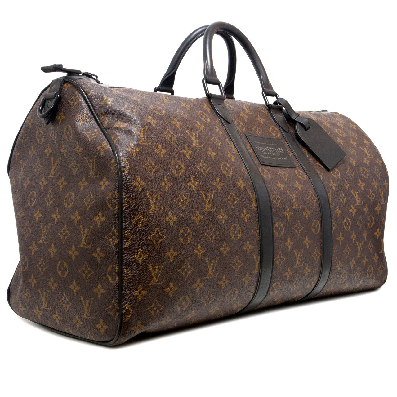 Exclusive Louis Vuitton Monogram Waterproof Keepall Bandouliere 55 — Alternate View 12