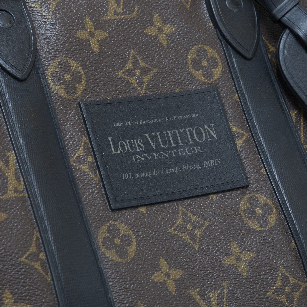 Exclusive Louis Vuitton Monogram Waterproof Keepall Bandouliere 55 — Back View